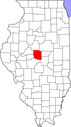 Map of Illinois highlighting Logan County.svg