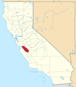Map of California highlighting San Benito County.svg