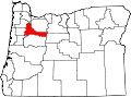 Map of Oregon highlighting Marion County.svg