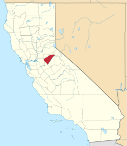 Map of California highlighting Calaveras County.svg