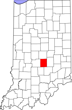 Map of Indiana highlighting Johnson County.svg