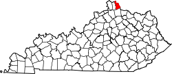 Map of Kentucky highlighting Campbell County.svg