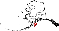 Map of Alaska highlighting Kodiak Island Borough.svg