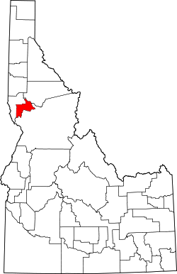 Map of Idaho highlighting Lewis County.svg