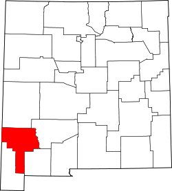 Map of New Mexico highlighting Grant County.svg