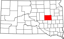 Map of South Dakota highlighting Beadle County.svg
