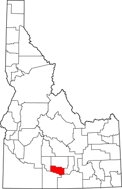 Map of Idaho highlighting Jerome County.svg