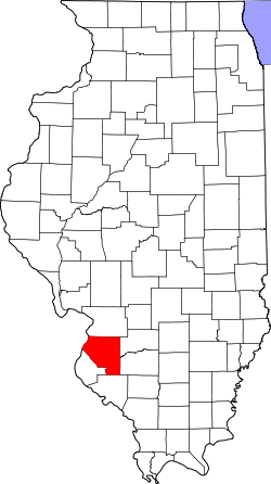 Map of Illinois highlighting St. Clair County.svg