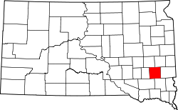 Map of South Dakota highlighting McCook County.svg