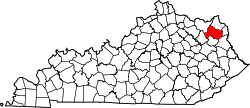 Map of Kentucky highlighting Carter County.svg