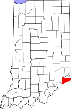 Map of Indiana highlighting Switzerland County.svg