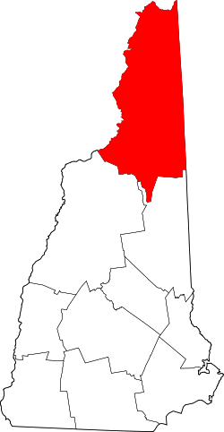 Map of New Hampshire highlighting Coos County.svg