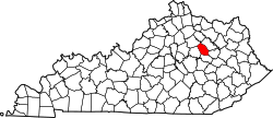 Map of Kentucky highlighting Montgomery County.svg