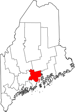 Map of Maine highlighting Waldo County.svg