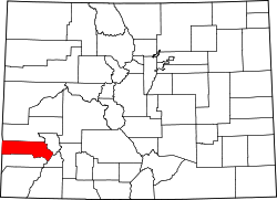 Map of Colorado highlighting San Miguel County.svg