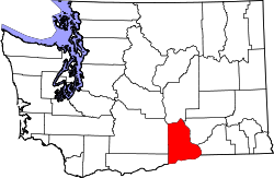 Map of Washington highlighting Benton County.svg