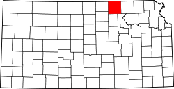 Map of Kansas highlighting Washington County.svg
