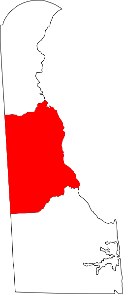 Map of Delaware highlighting Kent County.svg
