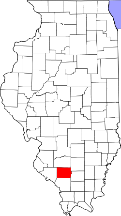 Map of Illinois highlighting Perry County.svg