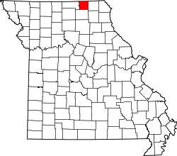 Map of Missouri highlighting Schuyler County.svg