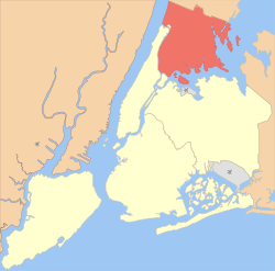 New York City location Bronx.svg