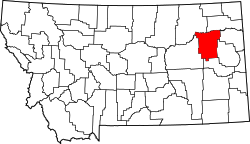 Map of Montana highlighting McCone County.svg