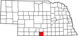 Map of Nebraska highlighting Harlan County.svg