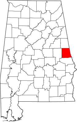 Map of Alabama highlighting Chambers County.svg