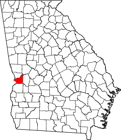 Map of Georgia highlighting Chattahoochee County.svg
