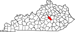 Map of Kentucky highlighting Garrard County.svg