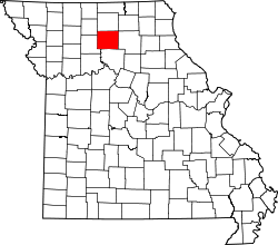 Map of Missouri highlighting Linn County.svg