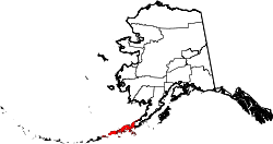 Map of Alaska highlighting Aleutians East Borough.svg