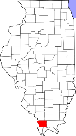 Map of Illinois highlighting Union County.svg