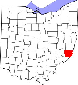 Map of Ohio highlighting Monroe County.svg
