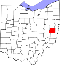 Map of Ohio highlighting Harrison County.svg