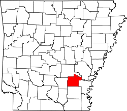 Map of Arkansas highlighting Lincoln County.svg