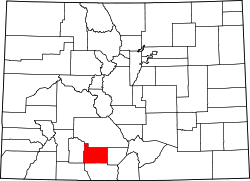 Map of Colorado highlighting Rio Grande County.svg