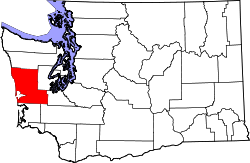 Map of Washington highlighting Grays Harbor County.svg
