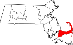 Map of Massachusetts highlighting Barnstable County.svg