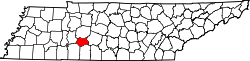 Map of Tennessee highlighting Lewis County.svg