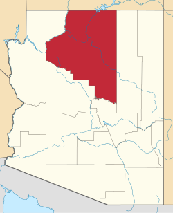 Map of Arizona highlighting Coconino County.svg
