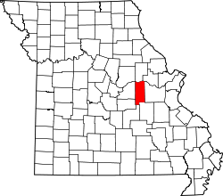 Map of Missouri highlighting Gasconade County.svg