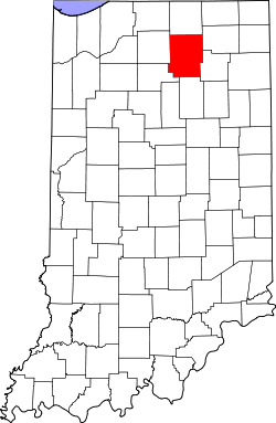 Map of Indiana highlighting Kosciusko County.svg