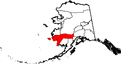 Map of Alaska highlighting Bethel Census Area.svg