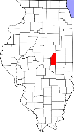 Map of Illinois highlighting Piatt County.svg