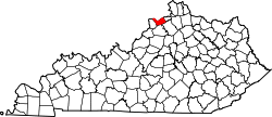 Map of Kentucky highlighting Carroll County.svg
