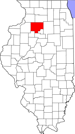 Map of Illinois highlighting Bureau County.svg