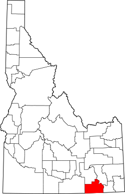 Map of Idaho highlighting Oneida County.svg