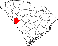 Map of South Carolina highlighting Edgefield County.svg