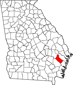 Map of Georgia highlighting Long County.svg